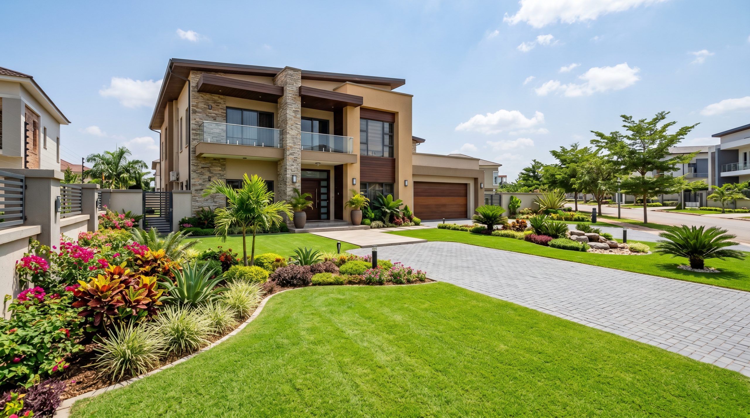 a professionally landscaped front yard 202605080542